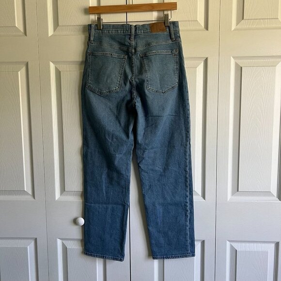 Madewell The Perfect Vintage Straight Montville Wash Blue Jeans Women's Size 28 - Picture 6 of 13